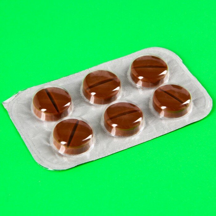 Шоколадные таблетки «Противогрустин», 24 г. - фотография № 2