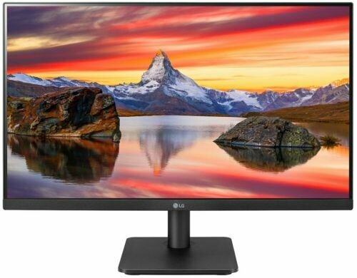 Монитор 23,8" LG 24MP40B-B 23.8" IPS LED, FHD, 5ms, 250cd/m2, Mega DCR, 178°/178°, D-Sub, HDMI, 75Hz, AMD FreeSync, Tilt, Frameless, VESA, Black (РФ)