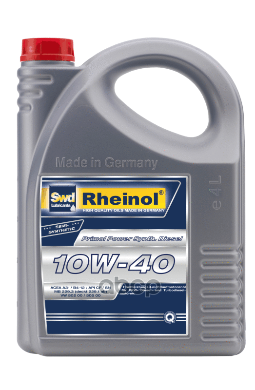 SWD Rheinol Масло Моторное Ps Cs Diesel Sae 10W-40 П/С 4Л Шт