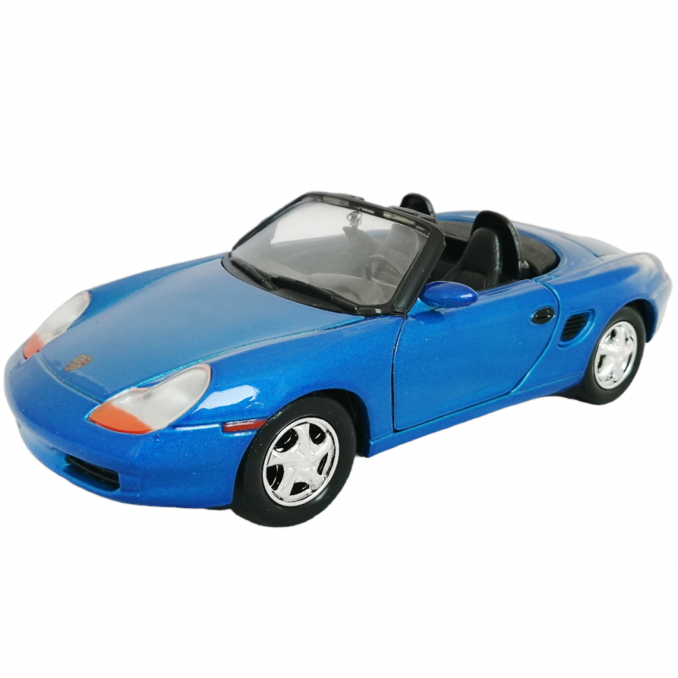 Porsche Boxster масштаб 1:24 коллекционная модель автомобиля blue