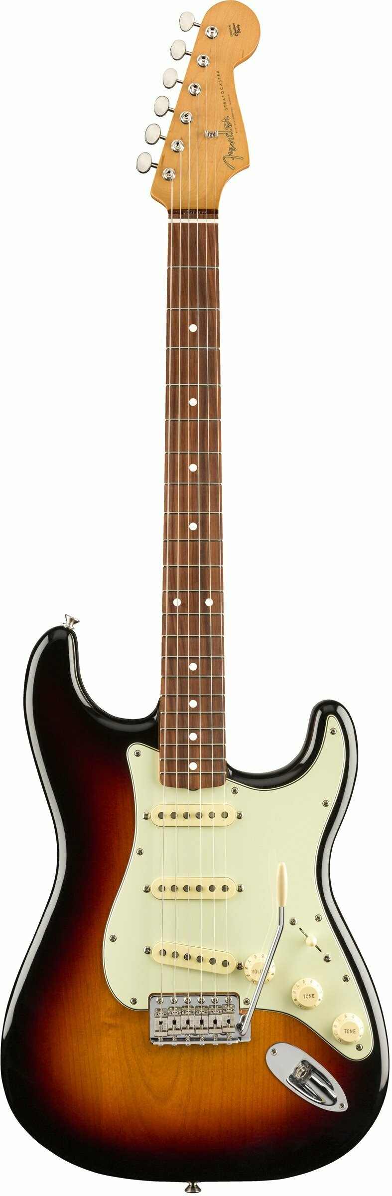 FENDER VINTERA '60S STRATOCASTER, PAU FERRO FINGERBOARD, 3-COLOR SUNBURST ,  