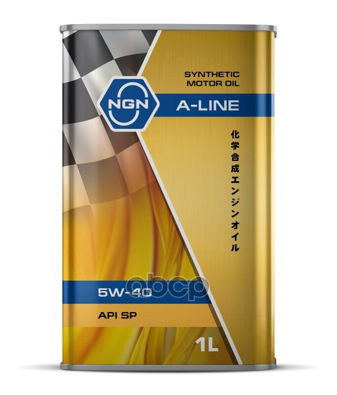 Cинтетическое моторное масло NGN A-Line 5W-40 4л
