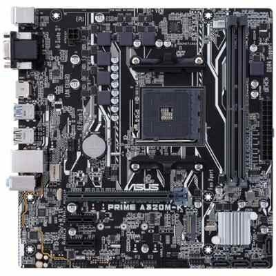 ASUS PRIME A320M-K RTL {Soc-AM4, AMD A320 2xDDR4 mATX AC`97 8ch(7.1) GbLAN RAID+VGA+HDMI}