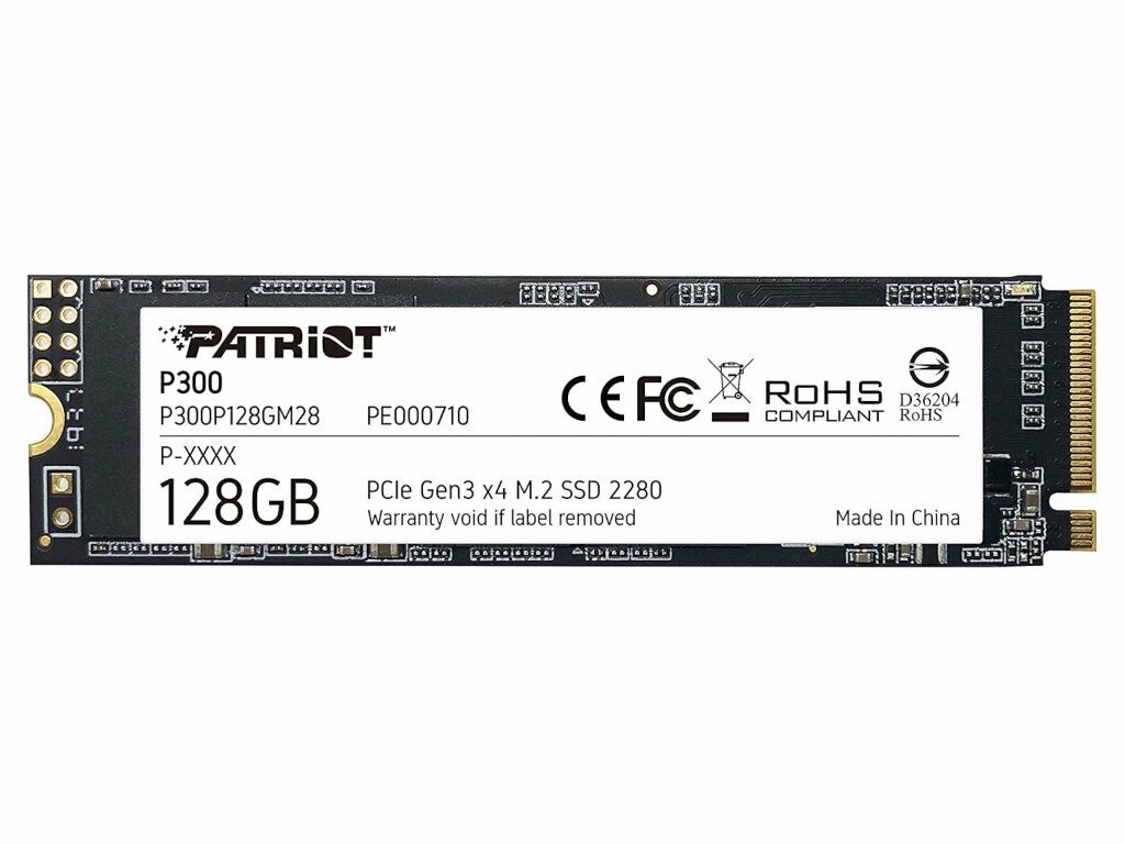 Твердотельный накопитель Patriot Memory P300 128 ГБ M.2 P300P128GM28