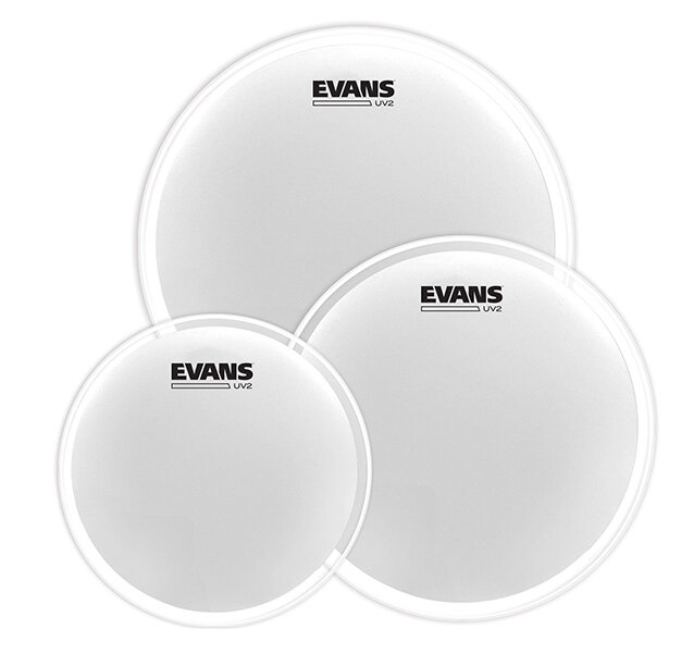 ETP-UV2-F UV2 Coated Tom Fusion Набор пластиков для том барабана (10, 12, 14"), Evans