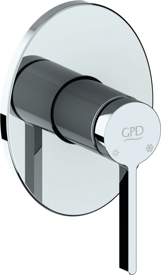 GPD Смеситель для душа GPD Gildo MAD165 С внутренней частью