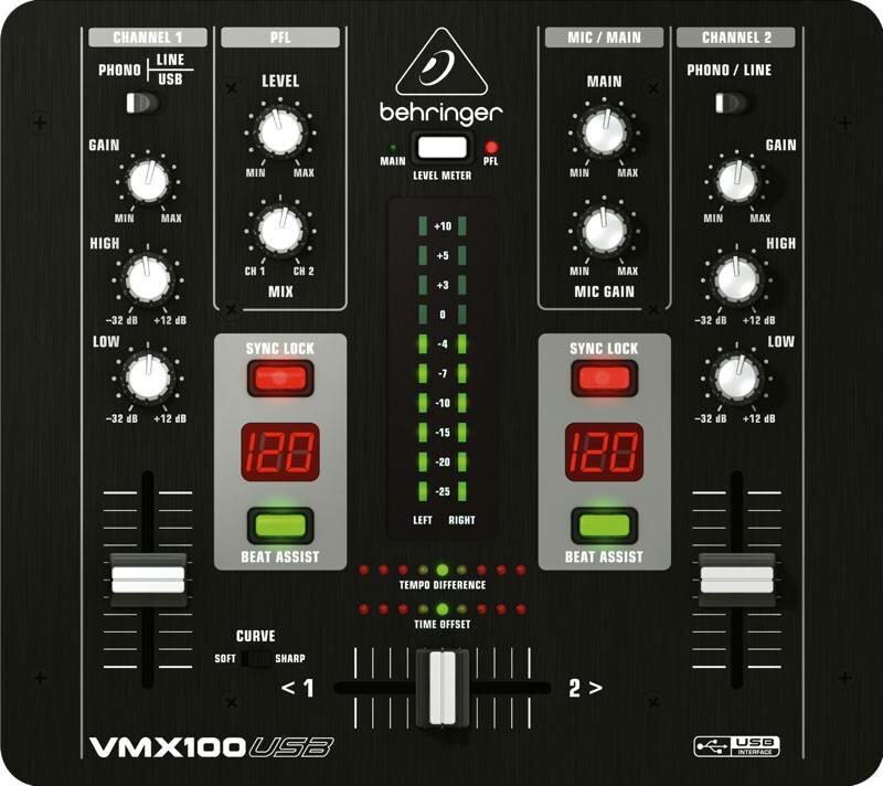 DJ пульт BEHRINGER VMX100USB