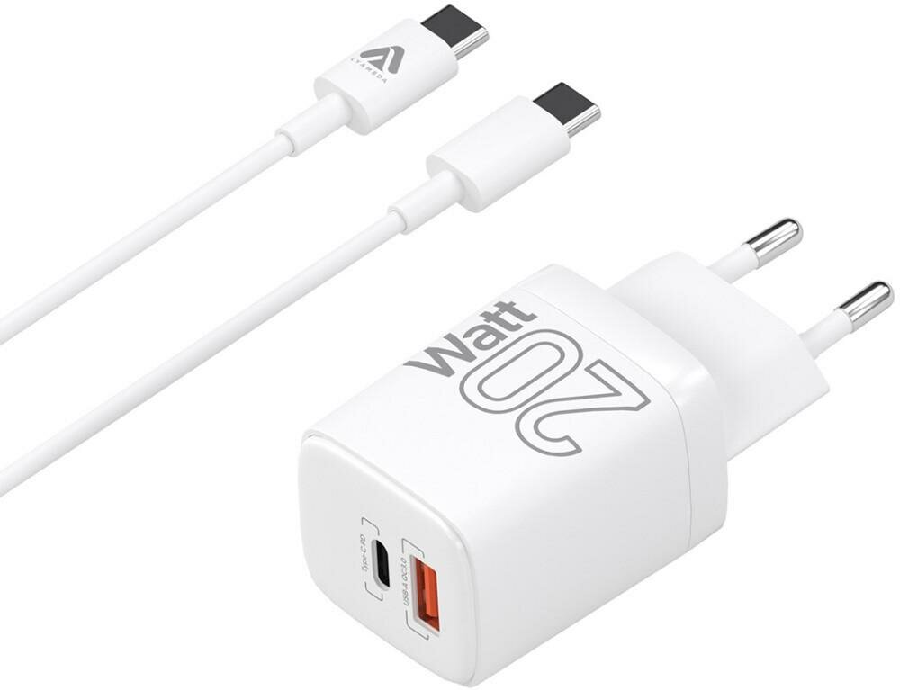 Зарядное устройство Lyambda LS-D20 3 А USB USB-C белый