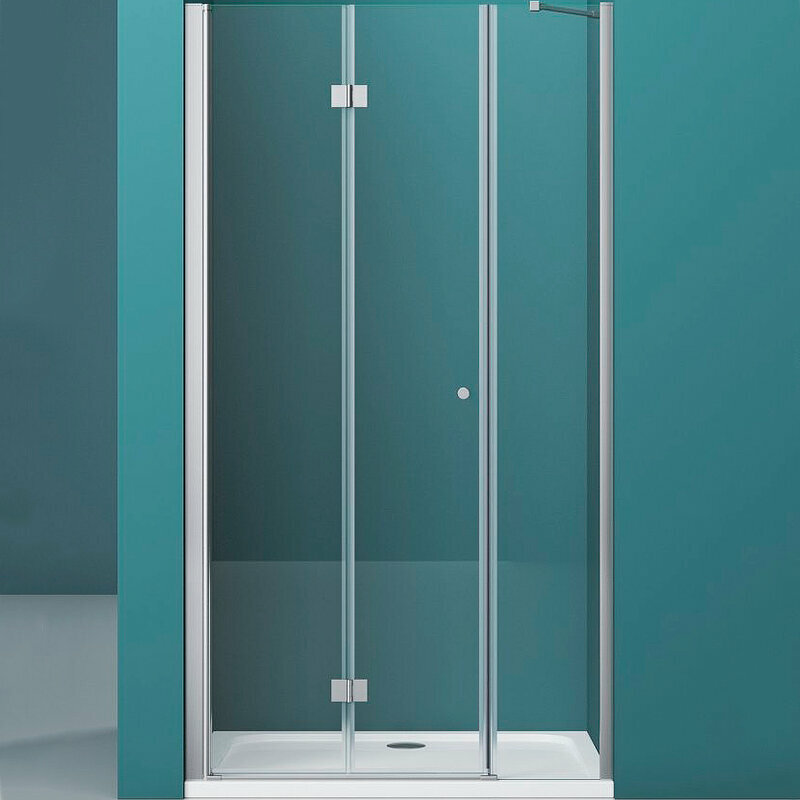 Душевая дверь BelBagno Albano 120 ALBANO-BS-13-30+90-C-Cr профиль хром стекло прозрачное