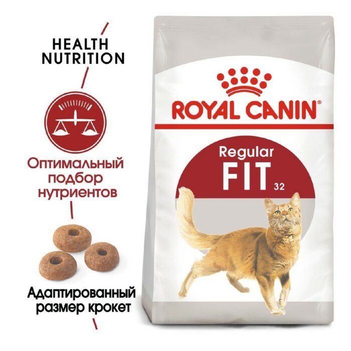 Royal Canin Сухой корм RC Fit для кошек с умеренной активностью, 4 кг - фотография № 3