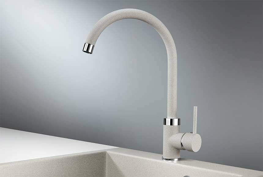 Смеситель кухонный GRANULA 2125 Базальт