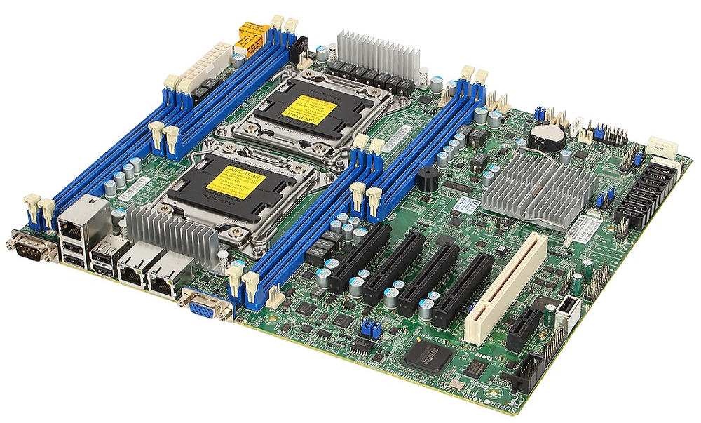 Материнская плата Supermicro X9DRL-IF Socket-2011 Intel C602 DDR3 ATX 2xRJ45 Gigabit Ethernet SATA3 VGA UDIMM (OEM)