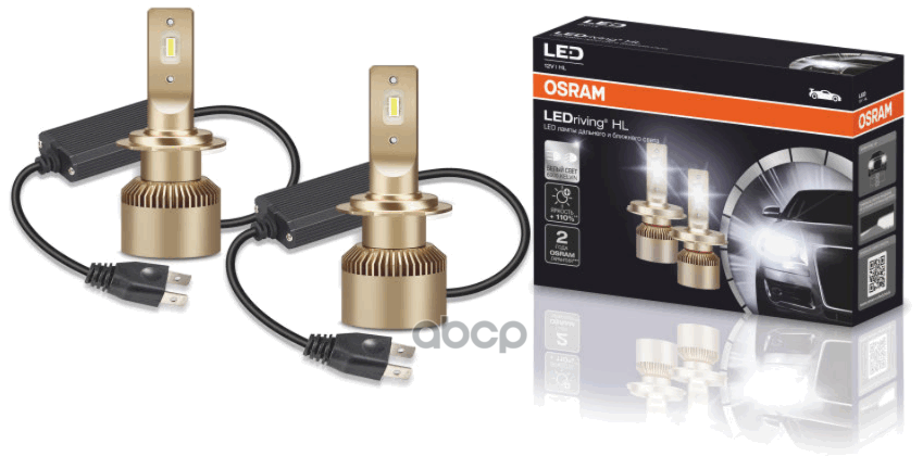 Led Автолампа H7 12v 25w Osram 64210dws Px26d (2шт.) Osram арт. 64210DWS