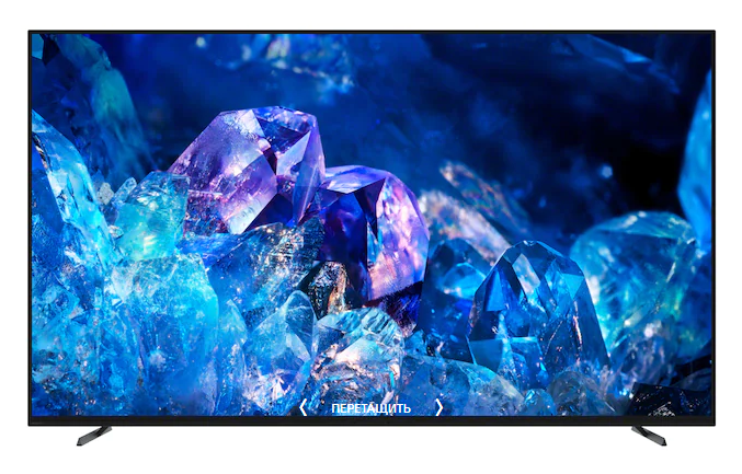 Телевизор Sony BRAVIA XR-55A80K, 55", OLED, 4K Ultra HD, Android TV, титановый черный - фото №1
