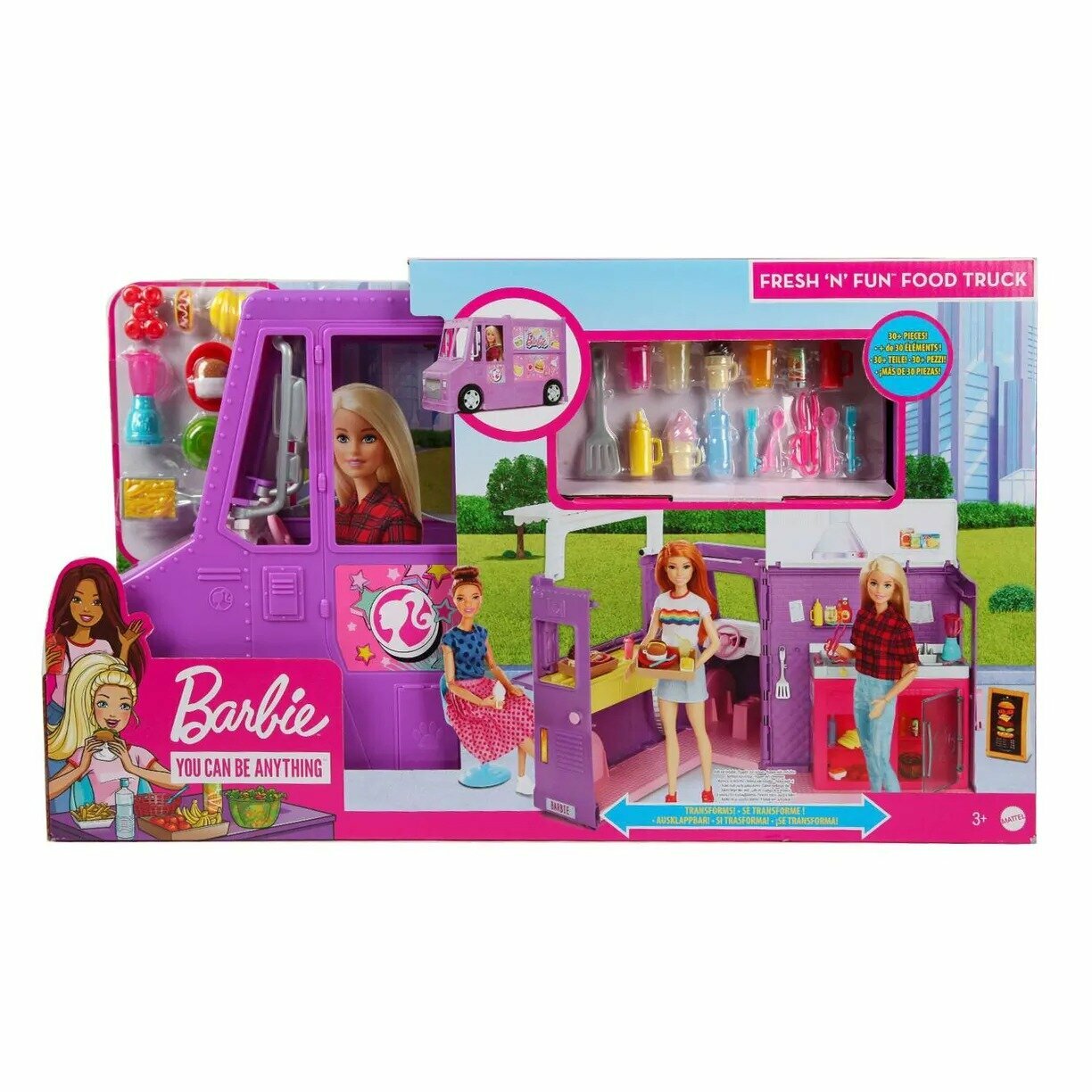 Игровой набор Barbie Фургончик с едой (GMW07) - фото №2