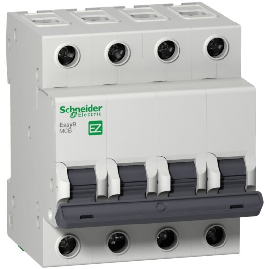 Автоматический выключатель SCHNEIDER ELECTRIC 4п C 40А 4.5кА EASY9 =S=, EZ9F34440