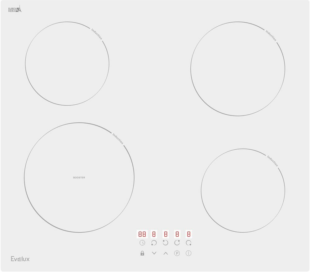Evelux HEI 641 W индукционная варочная поверхность