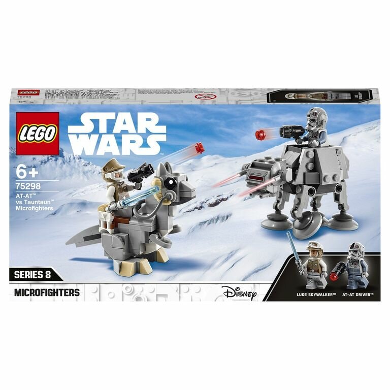 LEGO Star Wars TM Конструктор Микрофайтеры AT-AT против таунтауна, 75298