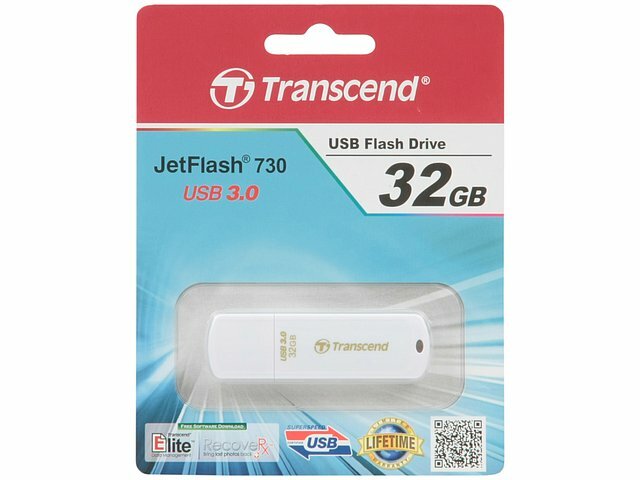 Накопитель USB flash Transcend Накопитель USB flash 32ГБ Transcend JetFlash 730 TS32GJF730 (USB3.0)