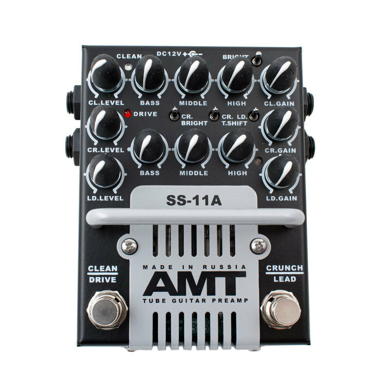 SS-11A (Classic) Ламповый гитарный предусилитель с блоком питания, AMT Electronics