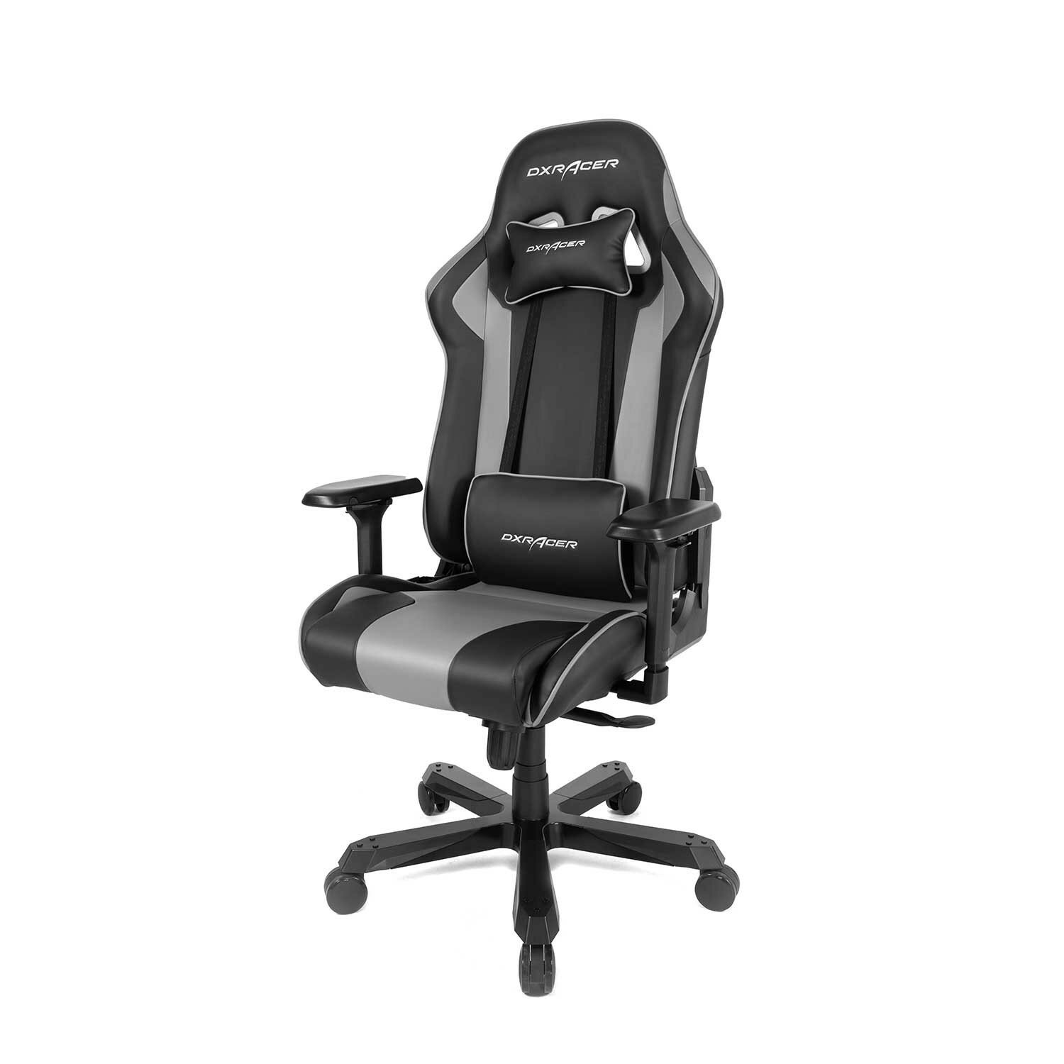 Компьютерное кресло DXRacer King чёрно-серое (OH/KS99/NG)