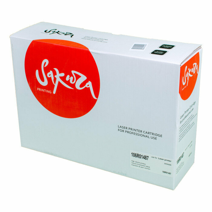 Картридж Sakura 106R01487 Black