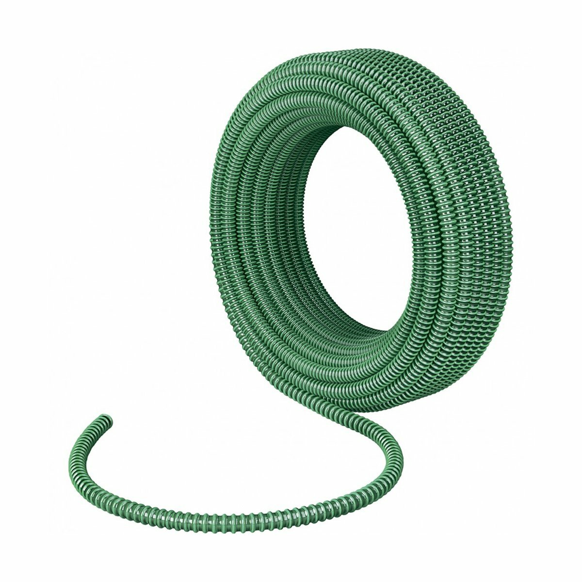 Шланг спиральный Сибртех, 1", армированный напорно-всасывающий, 15 м, зеленый