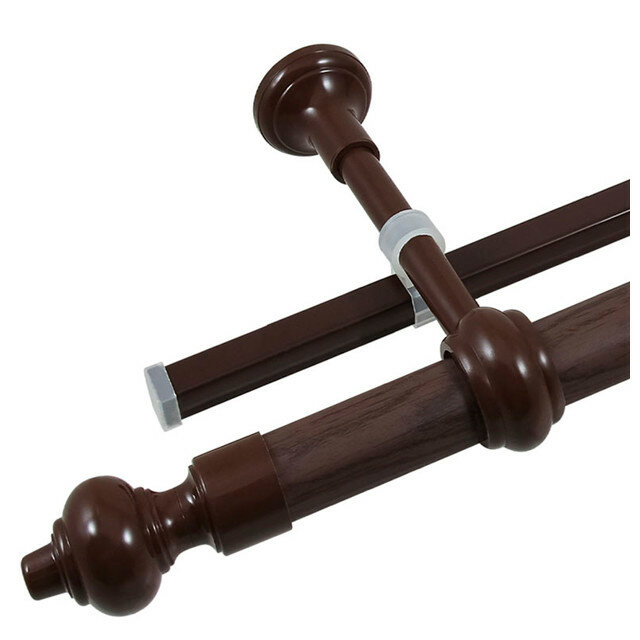 фото кронштейн LEGRAND Кантри 28мм 1-рядный 2шт орех, арт.58062603