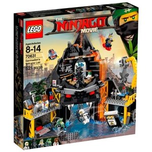 Lego Конструктор LEGO The Ninjago Movie 70631 Логово Гармадона в жерле вулкана