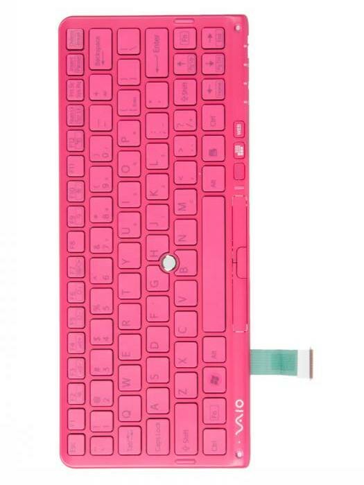 Клавиатура (keyboard) для ноутбука Sony Vaio VPC-P11S1R, VPCP11S1R с топкейсом только англ. принт, 148900921