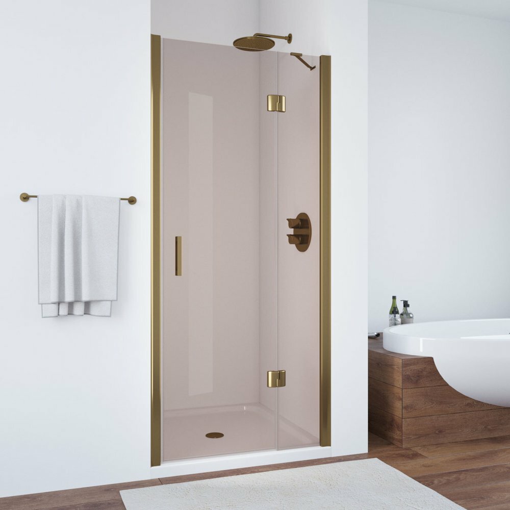 фото Vegas Glass Душевая дверь в нишу Vegas Glass AFP TUR NOVO h1890 120 05 05 R профиль бронза, стекло бронза