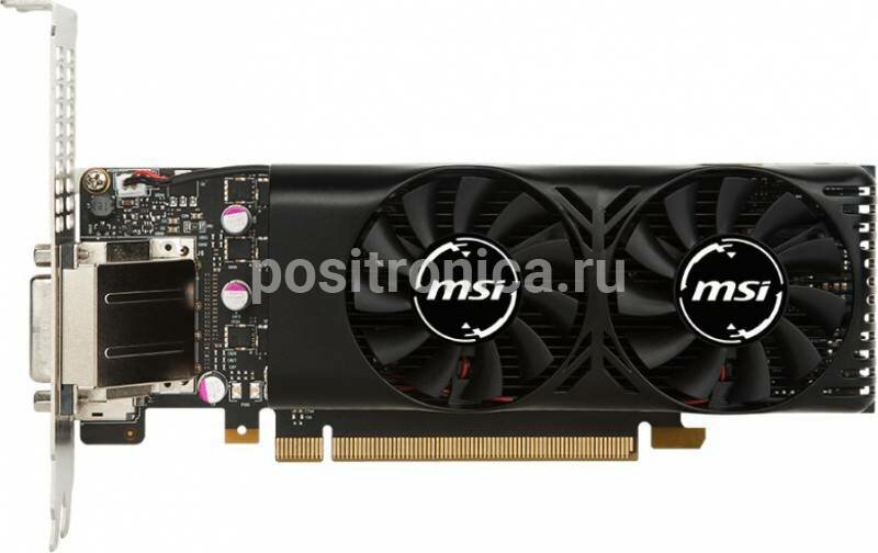 Видеокарта MSI GTX 1050 TI 4GT LP 4096 МБ RET