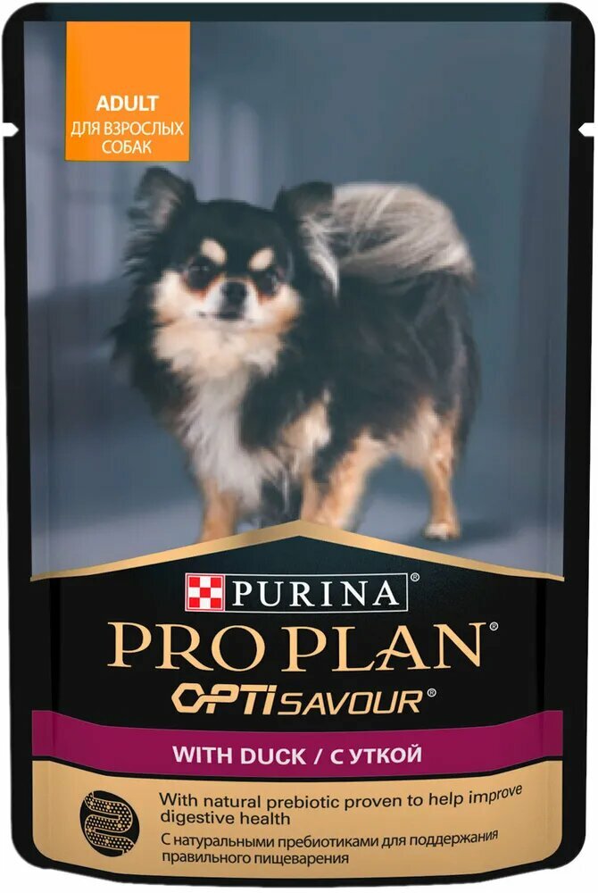 Purina Pro Plan Adult Консервированный корм для взрослых собак, утка, 12 х 85 г