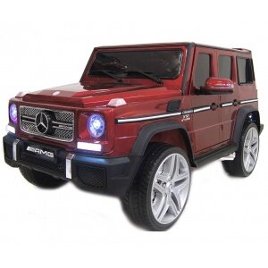 Детский электромобиль Rivertoys Mercedes-Benz AMG G65 вишневый глянец