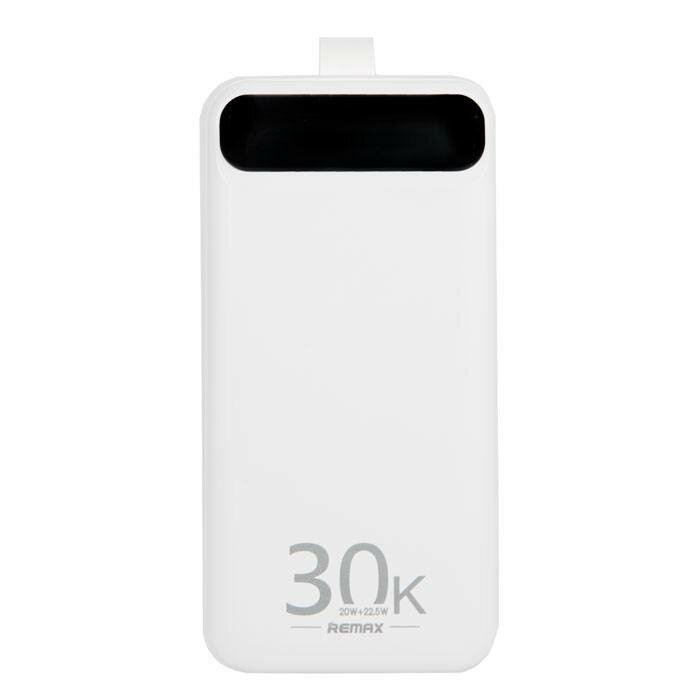 Внешний аккумулятор REMAX RPP-522 Bole Series 20W+22.5W PD+QC Fast Charging Power Bank, 3.0A, (30000mAh), белый