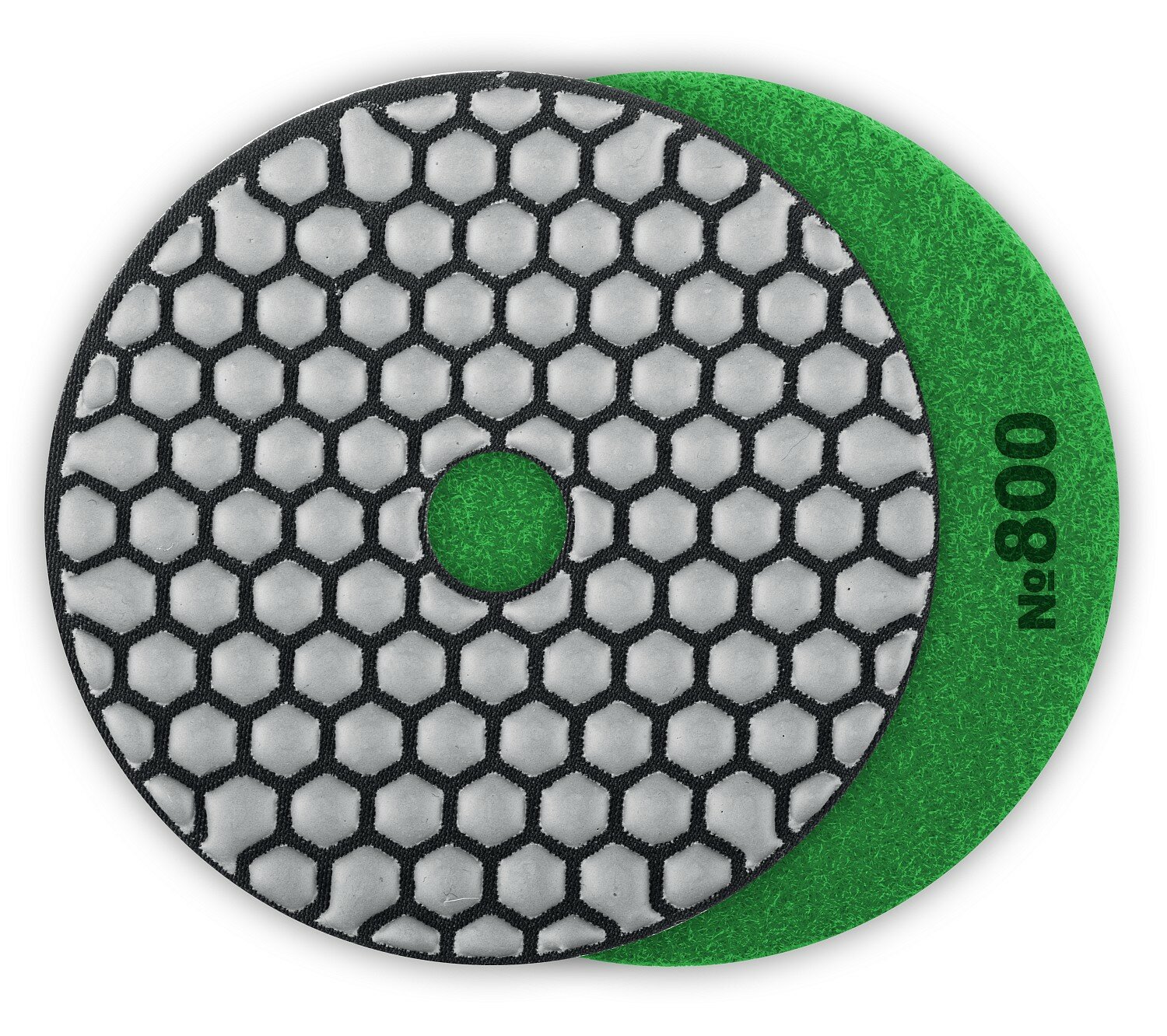 ЗУБР АГШК 100 мм №800 сухое шлифование Алмазный гибкий шлифовальный круг (29868-800)