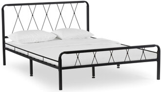 Двуспальная кровать Woodville Иоханна 18 160х200 черная