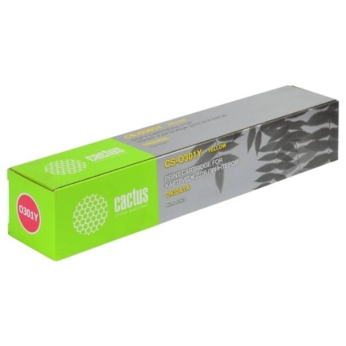 Картридж Cactus CS-O301Y для OKI, желтый