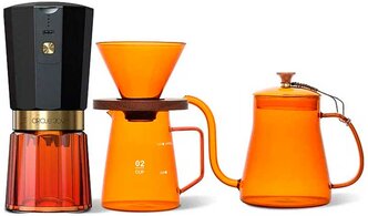 Кофейный набор Circle Joy Amber Coffee Maker Set CJ-CF09 Black-Amber RUS черно-янтарная