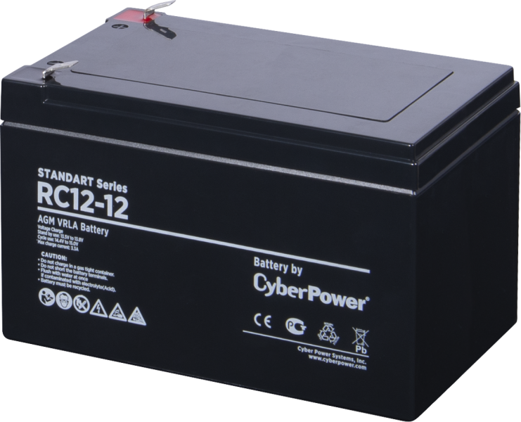 Battery CyberPower Standart series RC 12-12 / 12V 12 Ah