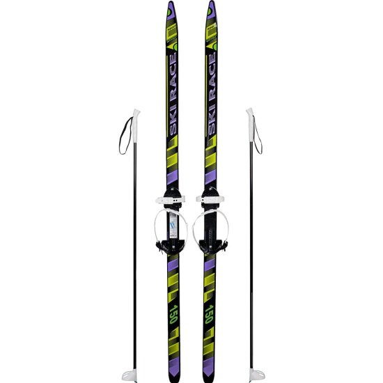 Лыжи подростковые олимпик Ski Race 150/110см, с палками