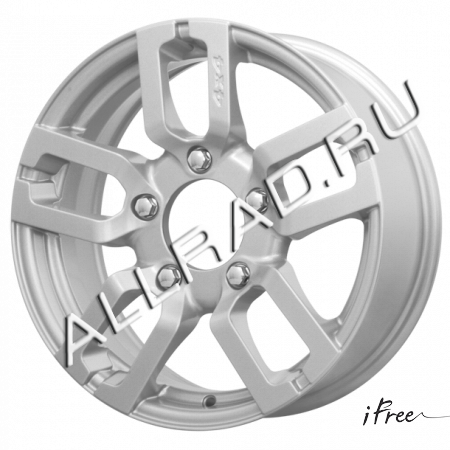 Литые колесные диски iFREE Офф-лайн (КС516) Нео-классик 6.5x16 5x139.7 ET40 D98 Серебристый (76200)