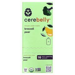 Cerebelly, Organic Baby Puree, Broccoli Pear, 6 Pouches, 4 oz (113 g) Each
