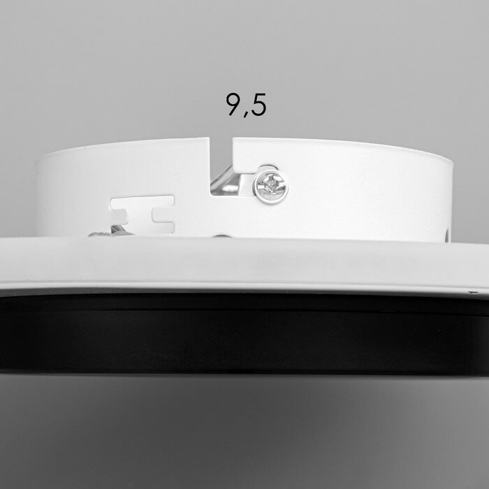 Бра "Кастиллио" LED 42Вт бело-черный d.20см - фотография № 8