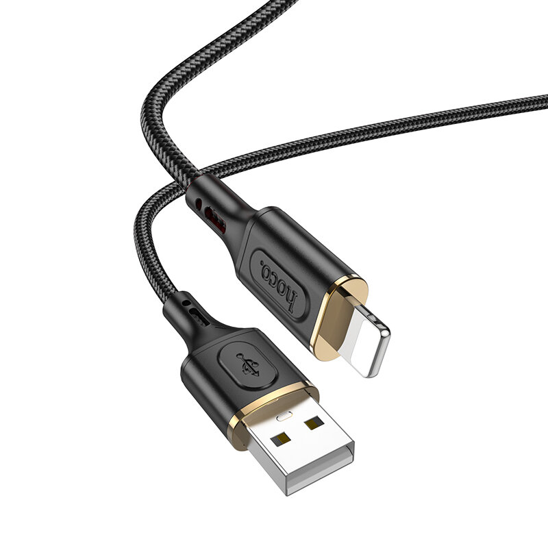 фото USB дата кабель Lightning, HOCO, X95, 1M, черный