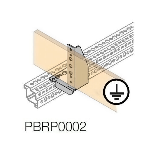 Держатель для шины PE, (2 шт.), ABB 1STQ001554B0000 (1 шт.)