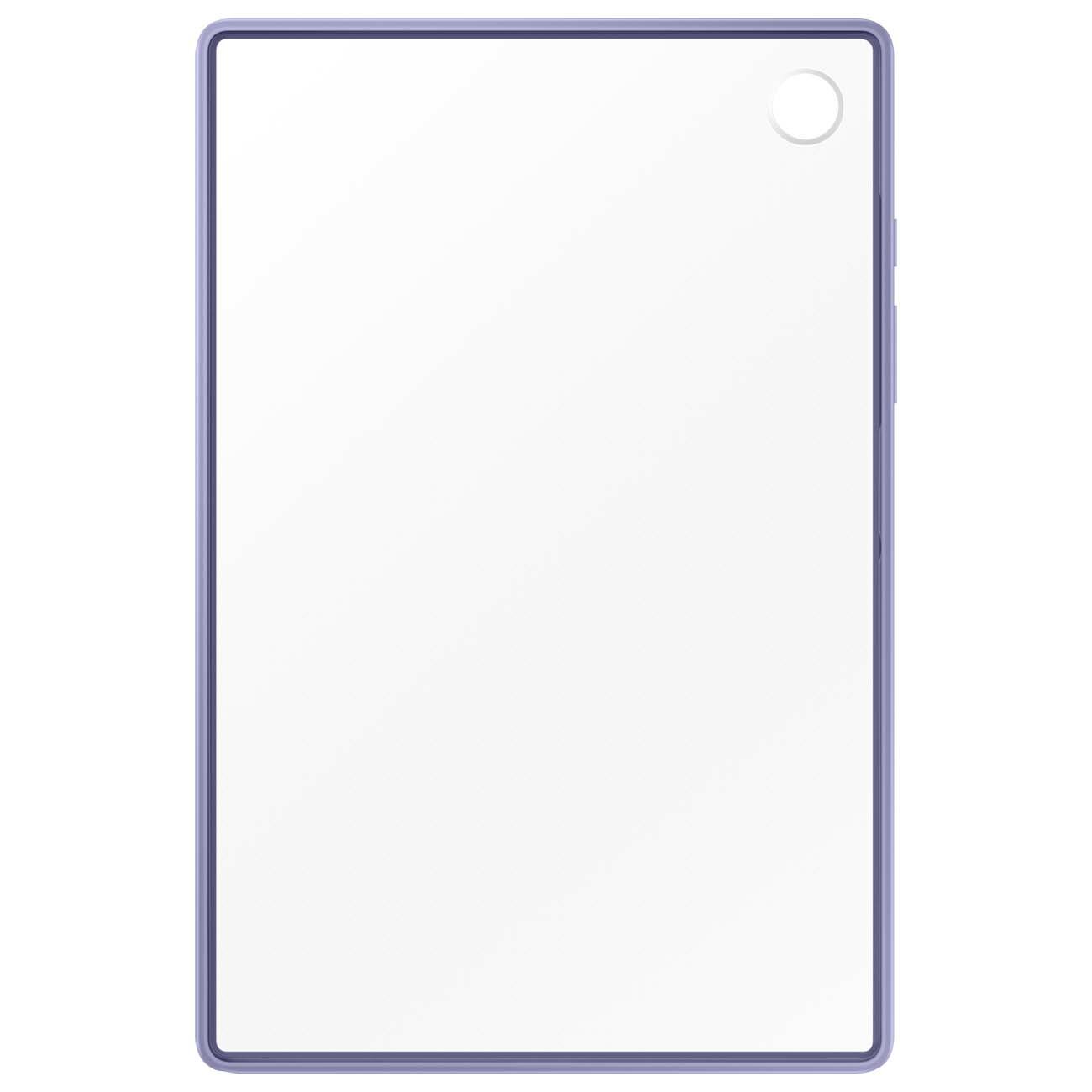 Чехол Samsung Galaxy Tab A8 Clear Edge Cover Transparent-Purple Frame EF-QX200TVEGRU - фото №2