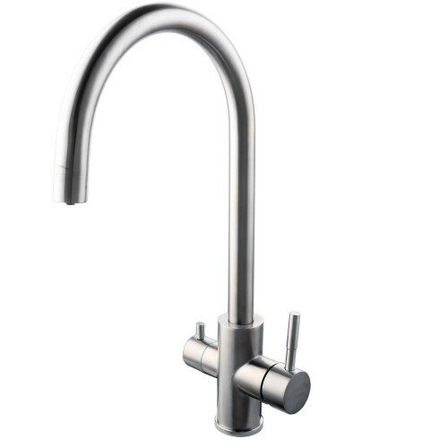 Смеситель кухонный для фильтра сатин A54309-B