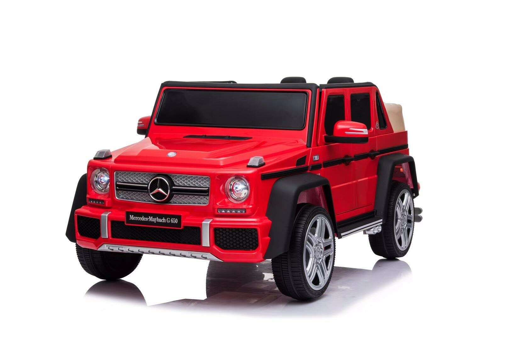 Детский электромобиль Mercedes-Benz Maybach G650 Т101ТТ красный глянец (RiverToys)