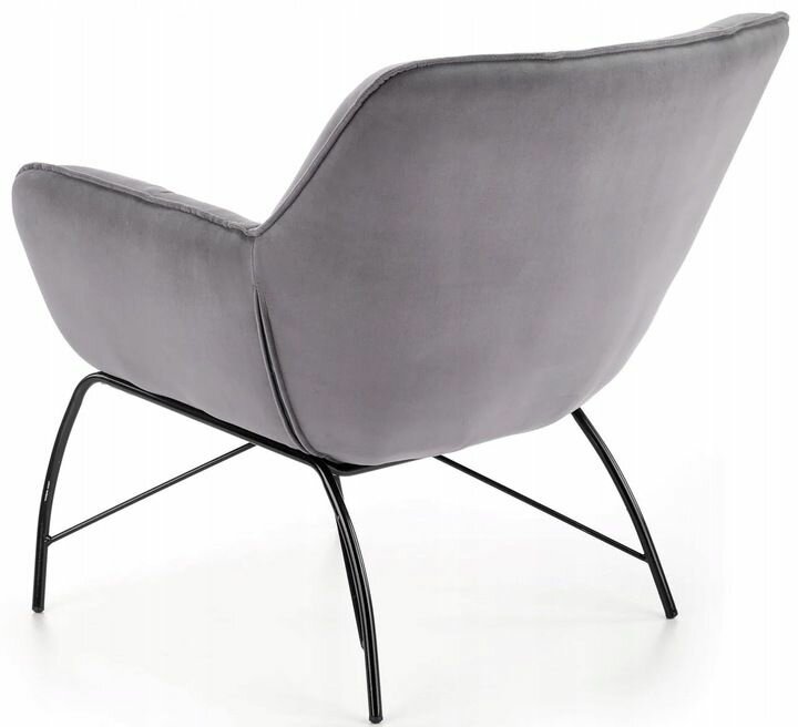 Кресло Halmar BELTON (серый) - фотография № 4